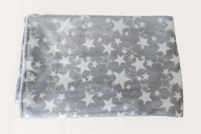 Deka flanel fleece hvězdy - 70 x 100 cm