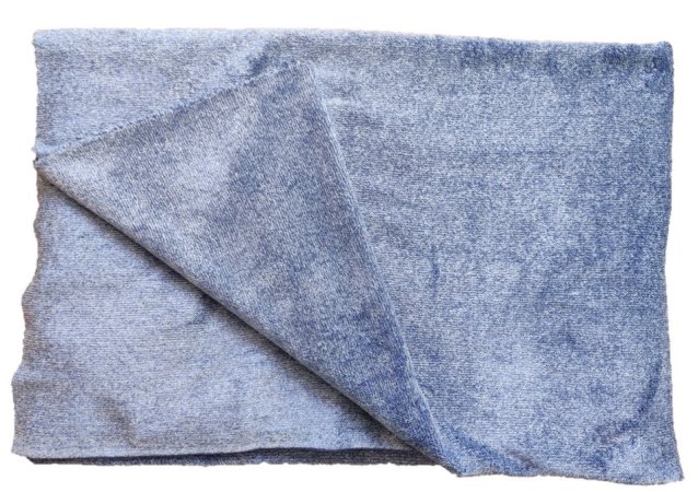 Deka flanel fleece - modrý melír - 70 x 100 cm