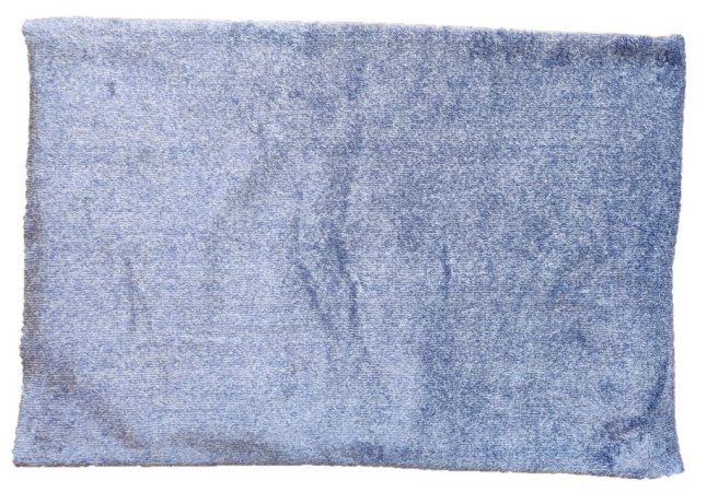 Deka flanel fleece - modrý melír - 120 x 150 cm