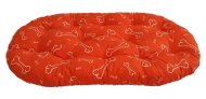 Polštář pro domácí mazlíčky - oranžová kost - 120 x 65 cm 