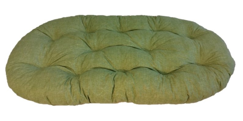 Polštář pro domácí mazlíčky - zelená žíhaná - 120 x 65 cm 