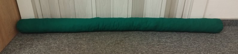 Protiprůvaňák - zelený 110 cm