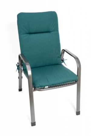 Podsedák na zahradní židli Standard se šňůrkou - 120 x 50 - zelený dralon - doprodej