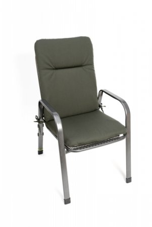 LKV Lomnice Podsedák na zahradní židli Standard se šňůrkou - 100 x 50 - šedý