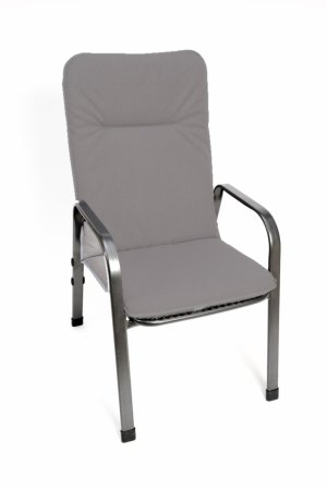 Podsedák na zahradní židli Lux - 120 x 50 - šedý melír