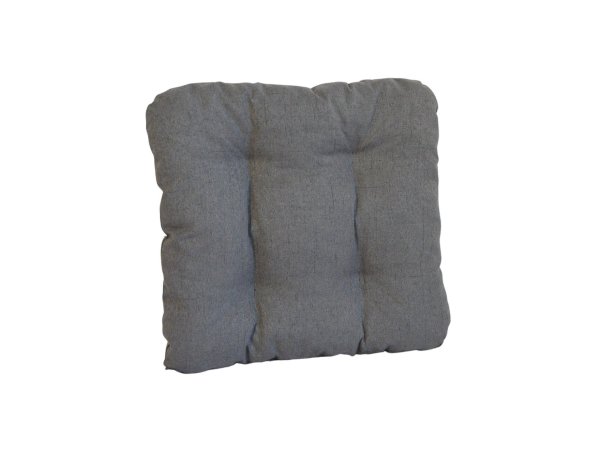 Podsedák na židli foukaný se šňůrkou - 40 x 40 - šedý melír