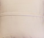 Polštářek s povlakem s dlouhým chlupem - 35 x 35 cm bílý