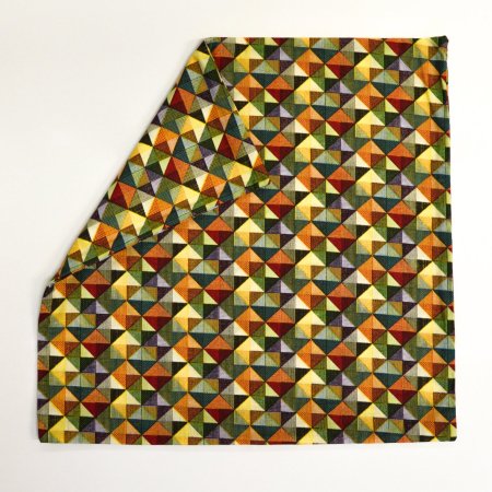 LKV Lomnice Povlak na polštářek barevná mozaika - 40 x 40 cm