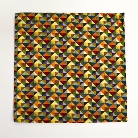 LKV Lomnice Povlak na polštářek barevná mozaika - 40 x 40 cm