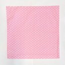 LKV Lomnice Povlak na polštářek růžový puntík - 40 x 40 cm