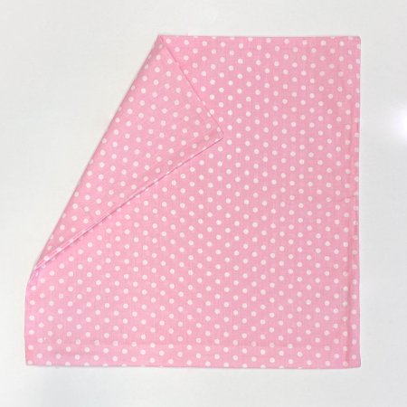 Povlak na polštářek růžový puntík - 40 x 40 cm