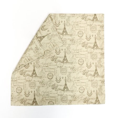 Povlak na polštářek Paříž béžová - 40 x 40 cm