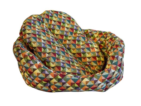 Pelech pro domácí mazlíčky - barevná mozaika - 45 x 30 cm