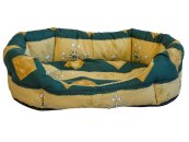 Pelech pro domácí mazlíčky - zelený kosočtverec - 55 x 40 cm