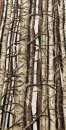 Polstr a opěrka na zahradní houpačku - 160 cm - dřevo