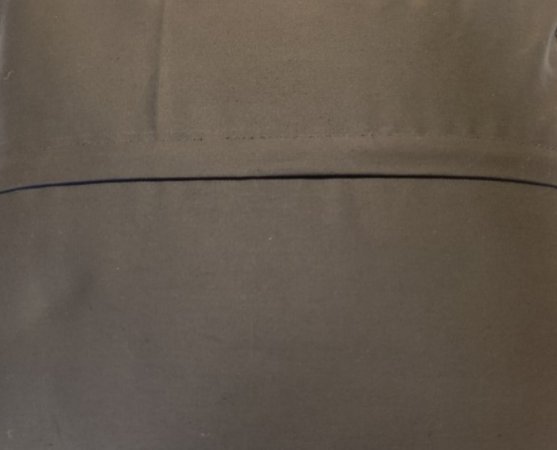 Polštářek s povlakem s dlouhým chlupem - 35 x 35 cm šedý
