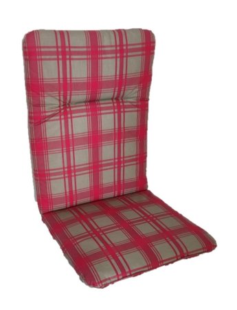Podsedák na zahradní židli Basic - 110 x 50 - červenošedá kostka 